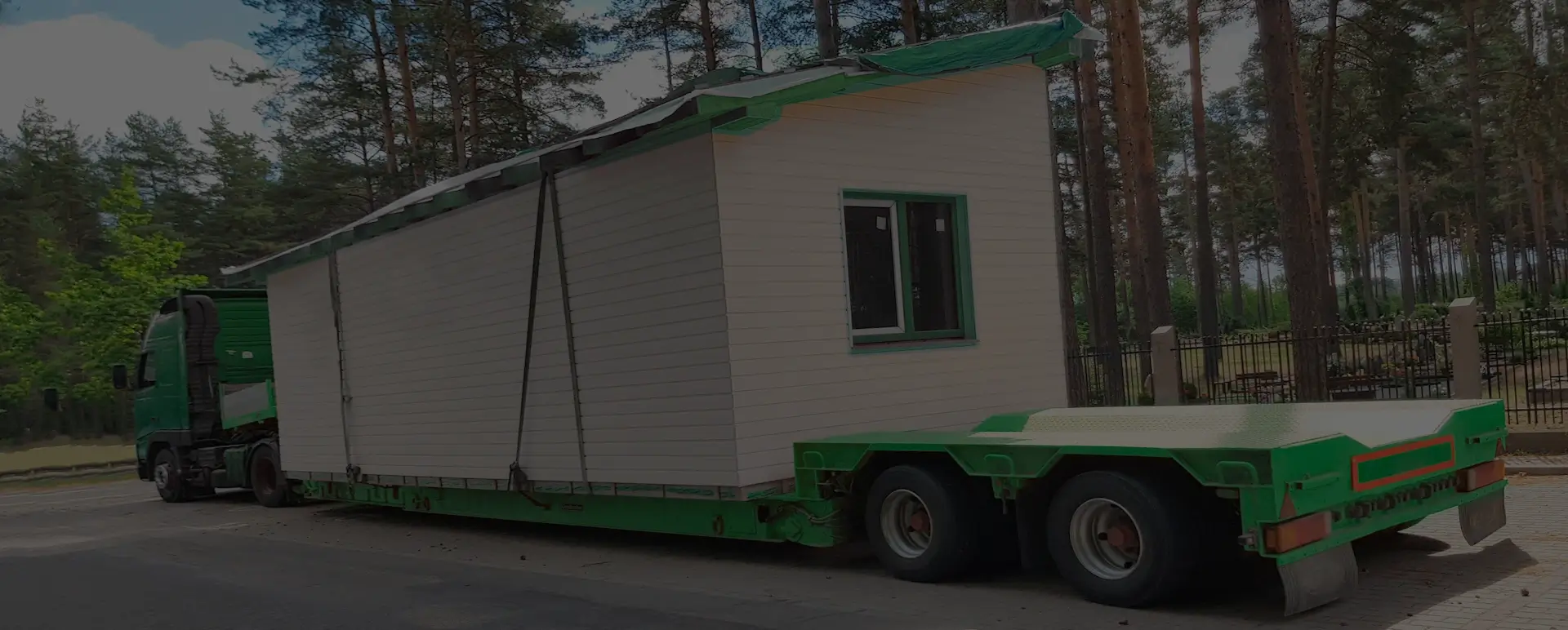 Сделать расчет цены на доставку тралом модульных домов в городе Новосибирск (Сибирский округ - Новосибирская область) в онлайн калькуляторе